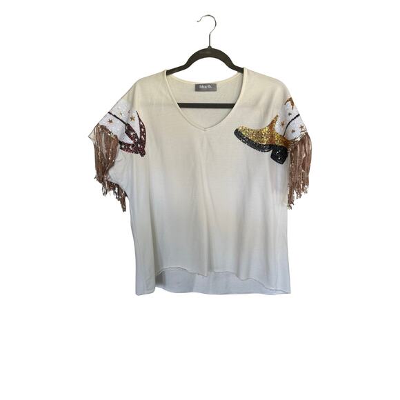 Sequin Boot Top - Picture 1 of 4